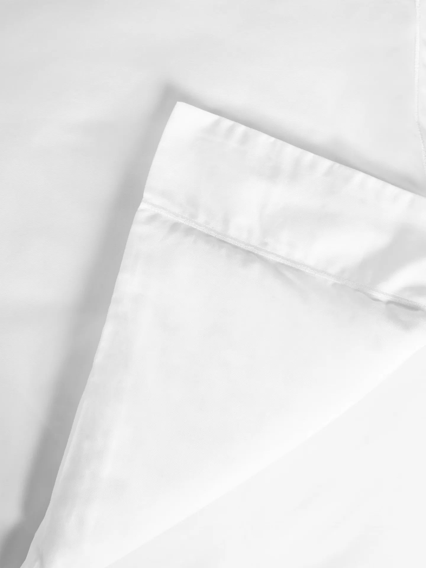 John Lewis Soft & Silky Egyptian Cotton Sateen 400 Thread Count Super King Duvet Cover, White