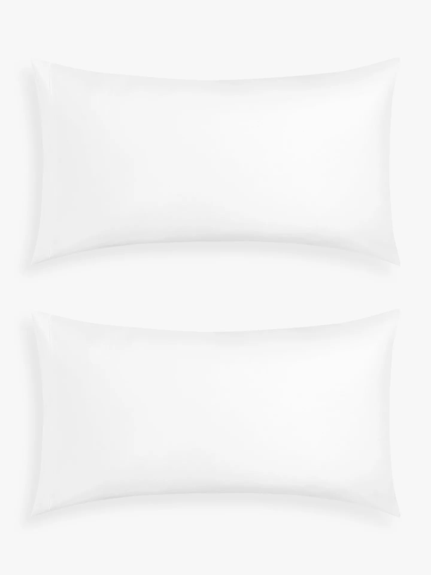 John Lewis Soft & Silky Egyptian Cotton Sateen 400 Thread Count Super King Duvet Cover, White