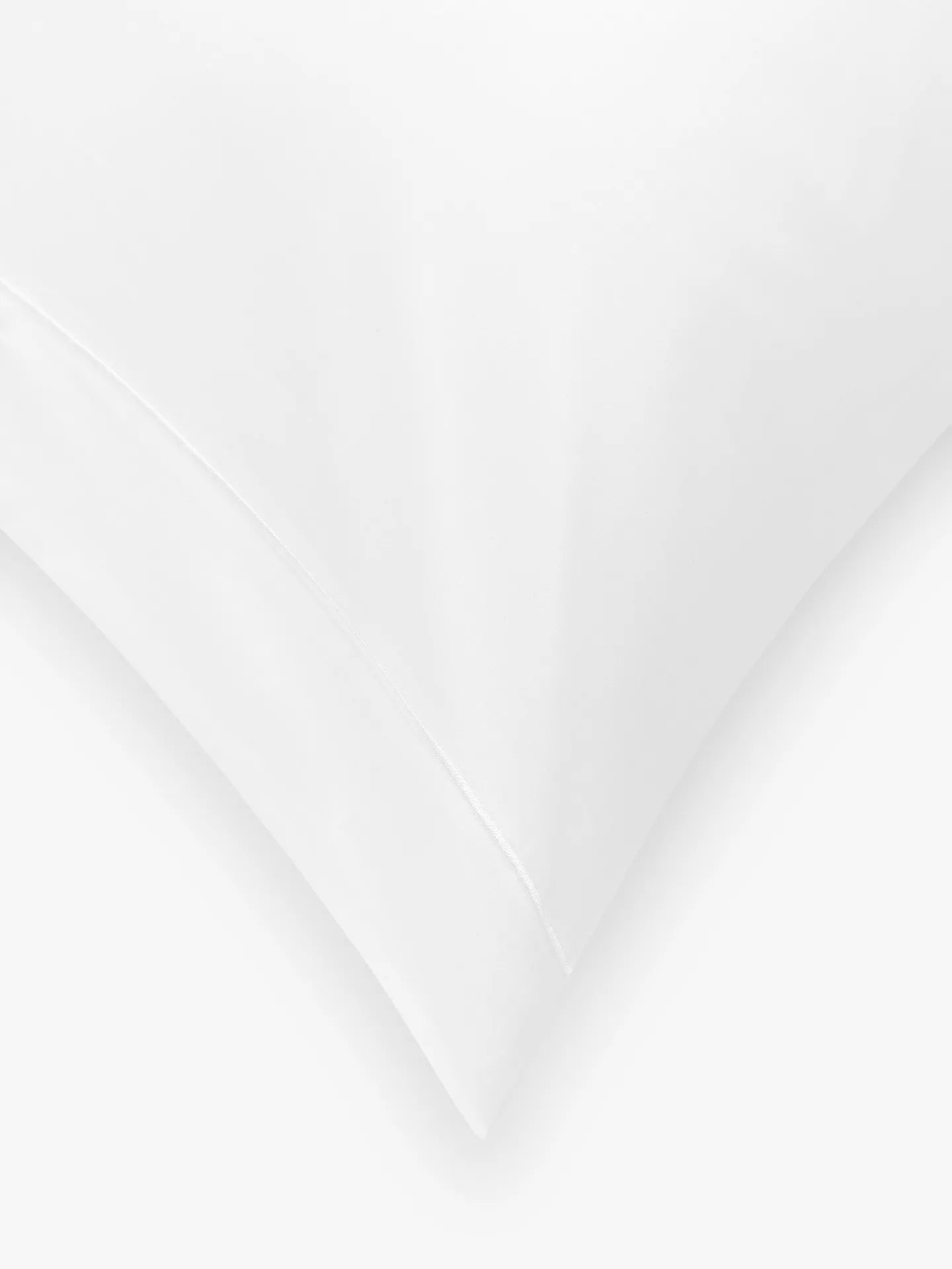 John Lewis Soft & Silky Egyptian Cotton Sateen 400 Thread Count Super King Duvet Cover, White