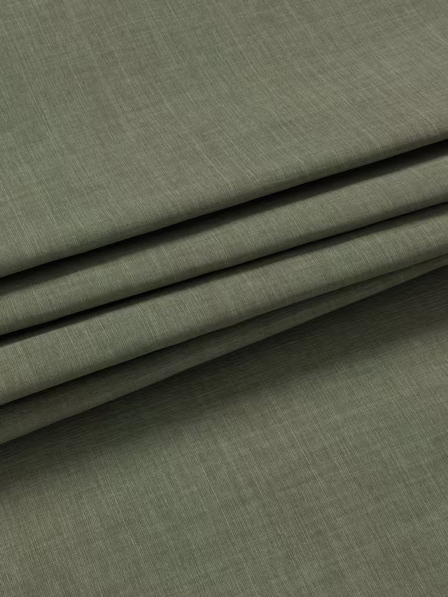 John Lewis Textured Weave Pair Blackout Lined Pencil Pleat Curtains, Sage, W228 x 182