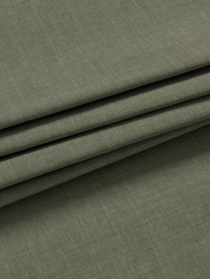 John Lewis Textured Weave Pair Blackout Lined Pencil Pleat Curtains, Sage, W228 x 182
