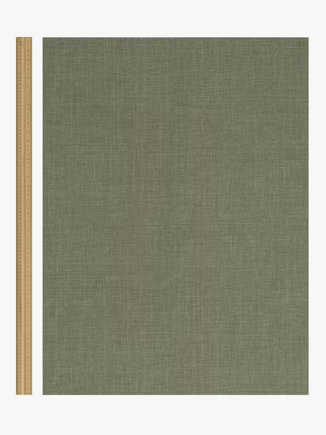 John Lewis Textured Weave Pair Blackout Lined Pencil Pleat Curtains, Sage, W228 x 182