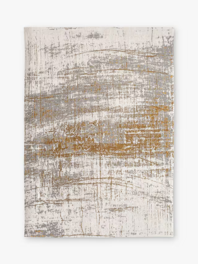 Louis De Poortere Mad Men Griff Collection Rug, Columbus Gold, L240 x W170cm