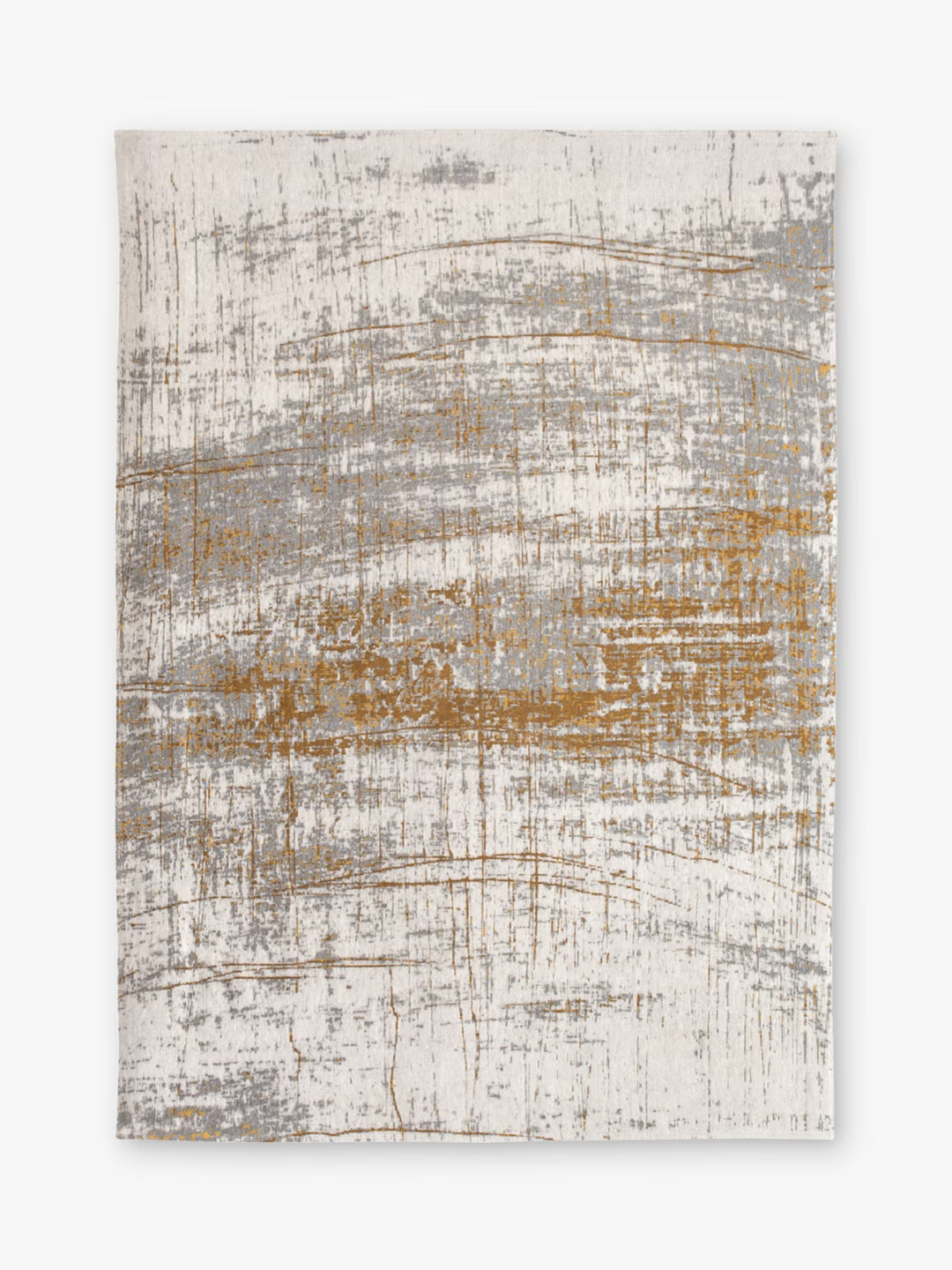 Louis De Poortere Mad Men Griff Collection Rug, Columbus Gold, L180 x W120 cm