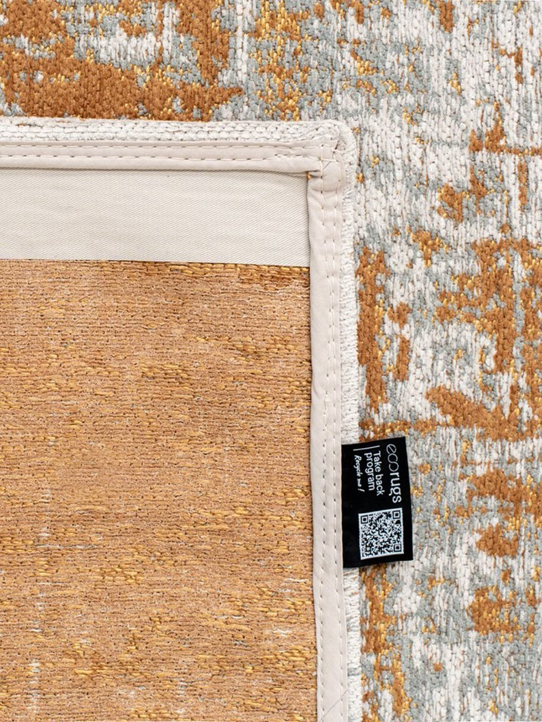 Louis De Poortere Mad Men Griff Collection Rug, Columbus Gold, L240 x W170cm