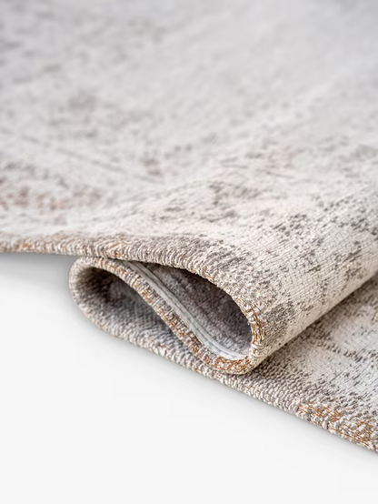 Louis De Poortere Medallion Rug, Grey, L240 x W170cm
