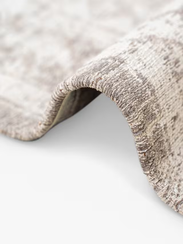 Louis De Poortere Medallion Rug, Grey, L240 x W170cm