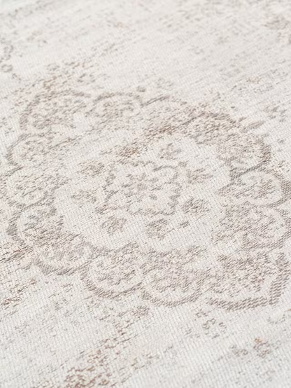 Louis De Poortere Medallion Rug, Grey, L240 x W170cm