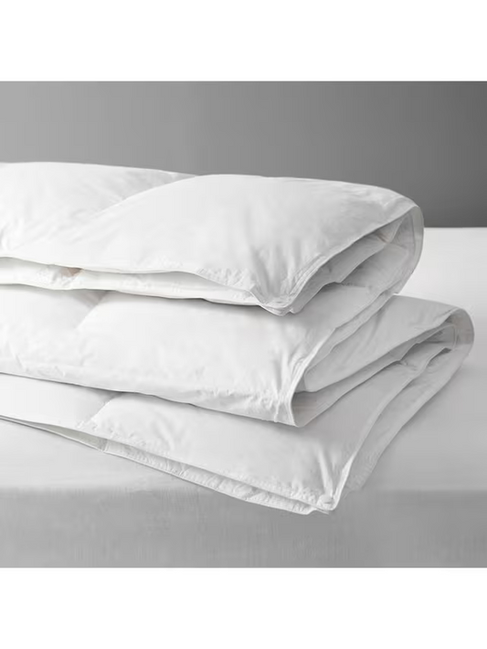 John Lewis Natural Duck Down 60/40 Duvet 3-in-1 Duvet, 13.5 Tog (4.5 + 9 Tog), White, King Size, 225 x 220cm