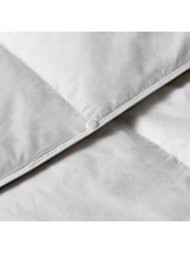 John Lewis Natural Duck Down 60/40 Duvet 3-in-1 Duvet, 13.5 Tog (4.5 + 9 Tog), White, King Size, 225 x 220cm
