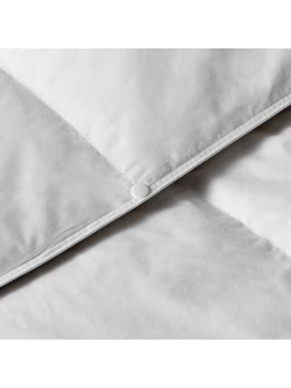 John Lewis Natural Duck Down 60/40 Duvet 3-in-1 Duvet, 13.5 Tog (4.5 + 9 Tog), White, Double, 200 x 200cm