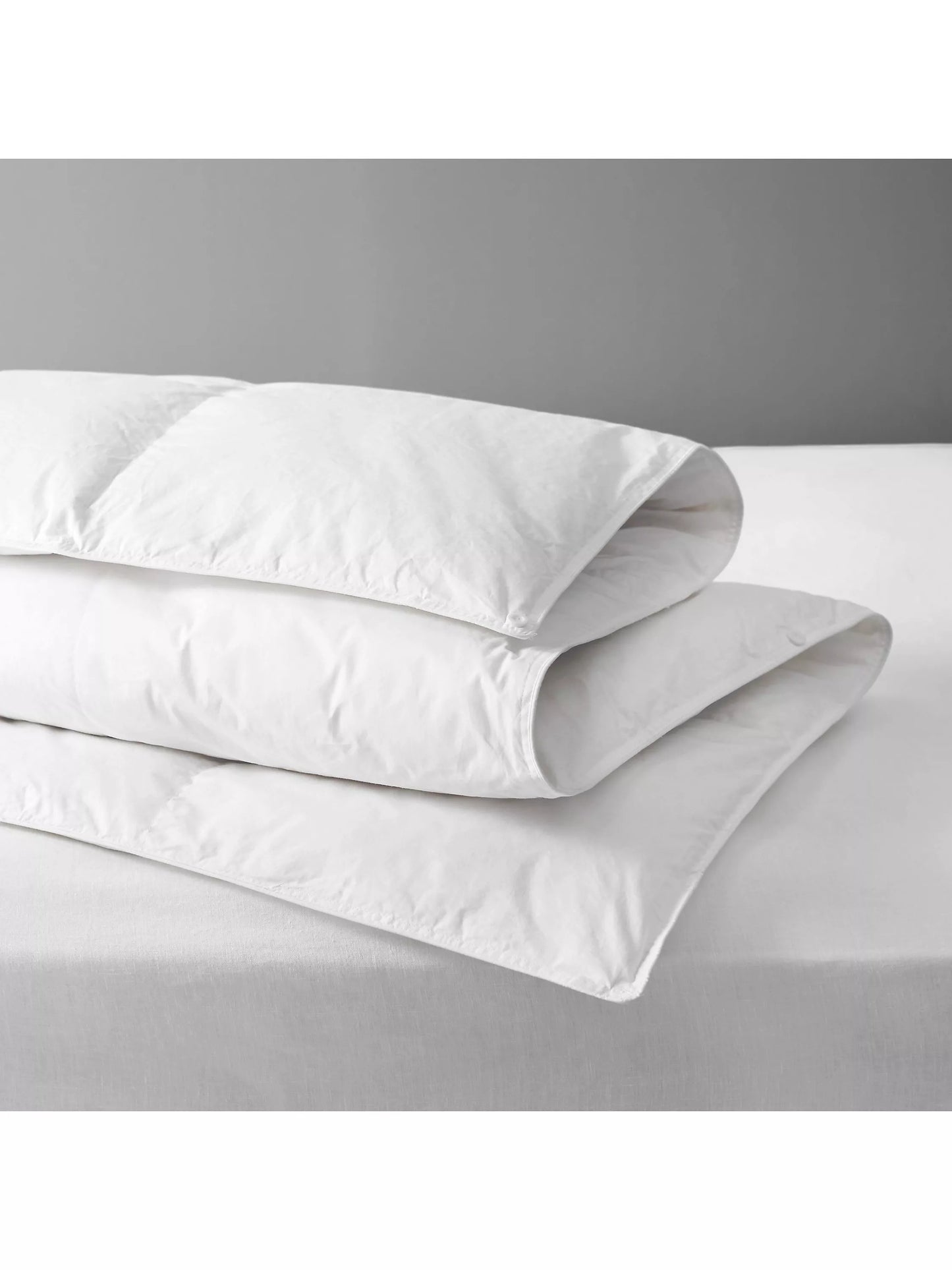 John Lewis Natural Duck Down 60/40 Duvet, 4.5 Tog, King Size, 225 x 220cm, White