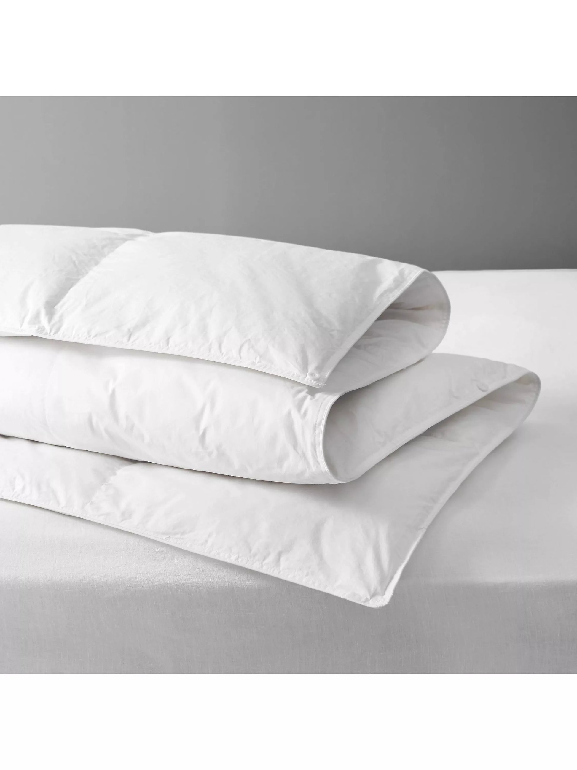 John Lewis Natural Duck Down 60/40 Duvet, 4.5 Tog, King Size, 225 x 220cm, White