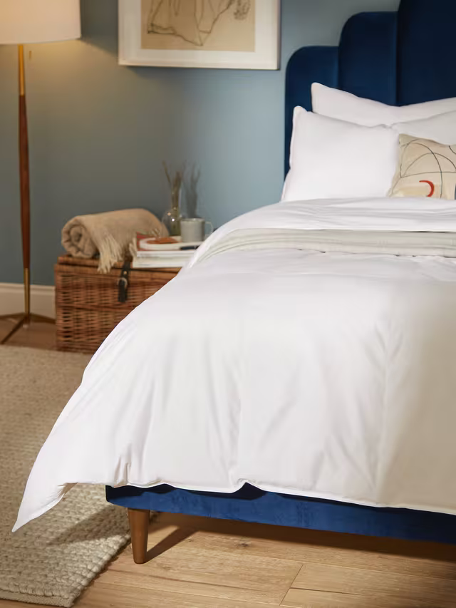 John Lewis Natural Duck Down 60/40 Duvet, 4.5 Tog, King Size, 225 x 220cm, White