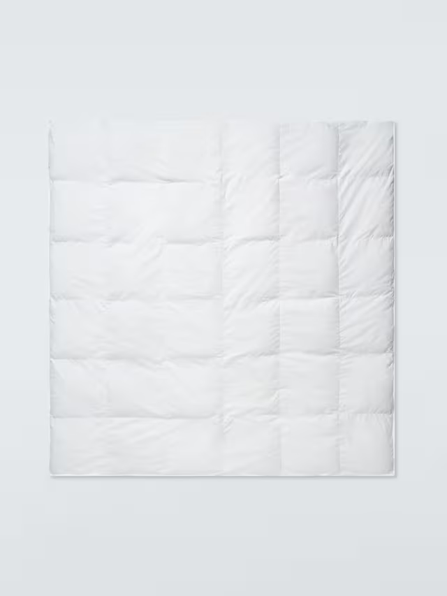 John Lewis Natural Duck Down 60/40 Duvet, 4.5 Tog, King Size, 225 x 220cm, White