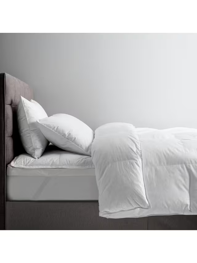 John Lewis Natural Duck Down 60/40 Duvet, 4.5 Tog, King Size, 225 x 220cm, White
