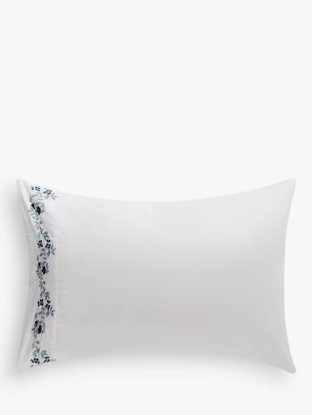 John Lewis Highbury Washed Cotton Super King Duvet Cover, White