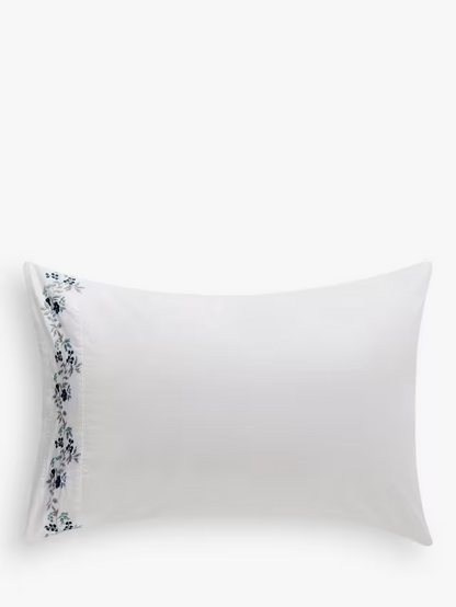 John Lewis Highbury Washed Cotton Super King Duvet Cover, White