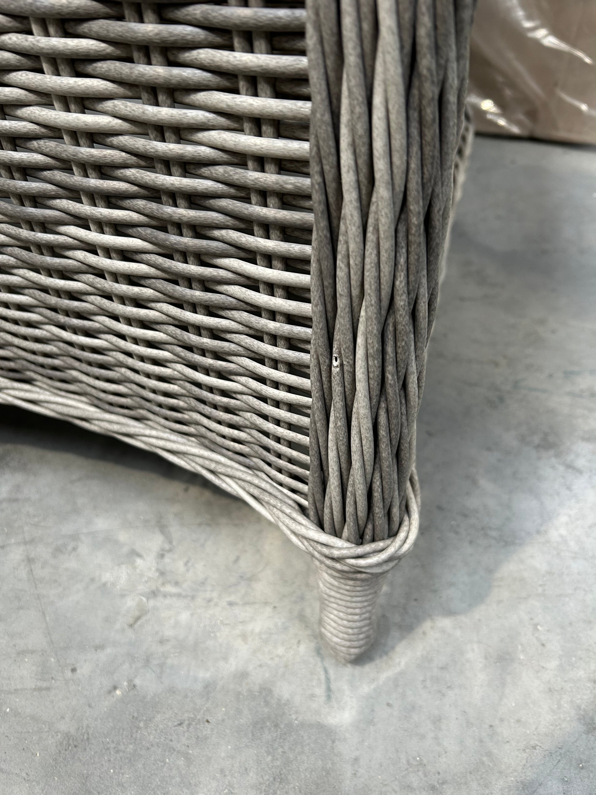 John Lewis Rye Garden Dining Armchairs, Set of 2 Grey