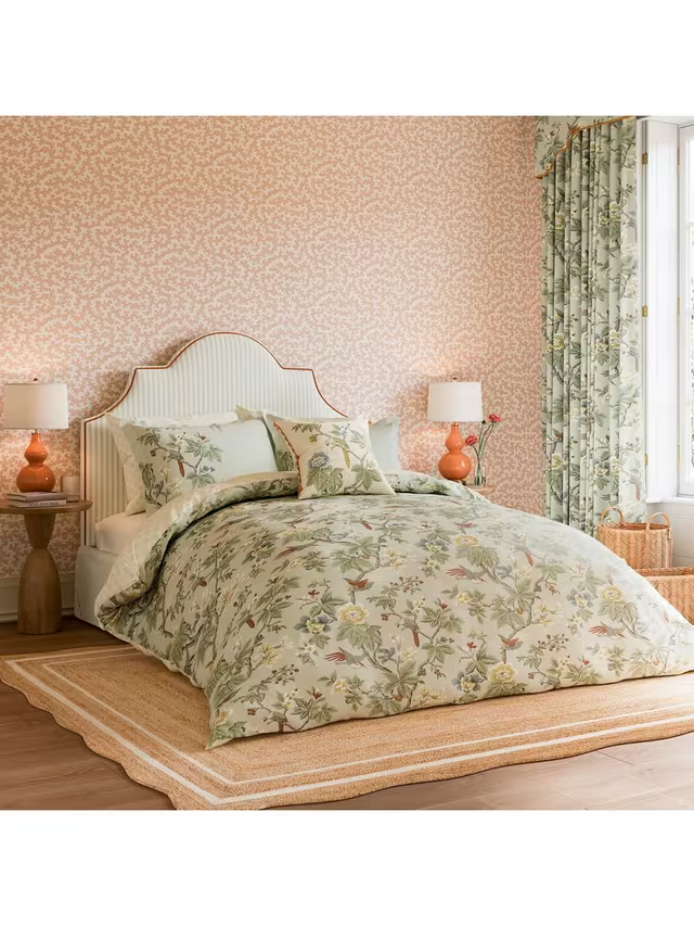 Sanderson x National Trust Lophura Super King Duvet Cover Set