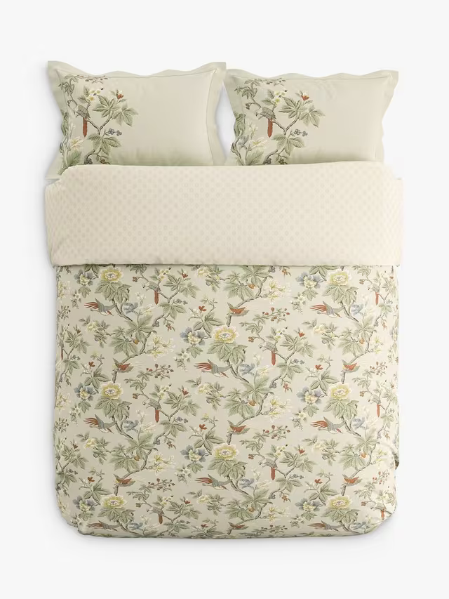 Sanderson x National Trust Lophura Super King Duvet Cover Set