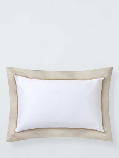 John Lewis Padova 400 Thread Count Egyptian Cotton King Duvet Cover, Champagne