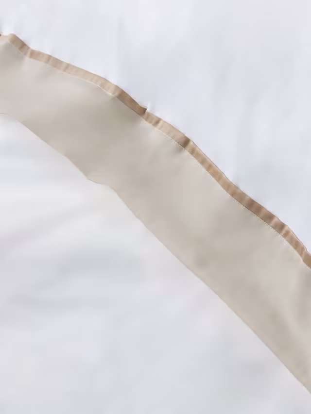 John Lewis Padova 400 Thread Count Egyptian Cotton King Duvet Cover, Champagne