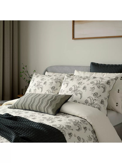 Bedeck of Belfast Arianne King Duvet Cover Set, Charcoal Grey