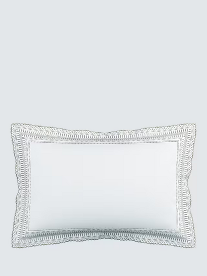 Bedeck of Belfast Astrid Cotton Percale King Duvet Cover White/Multi