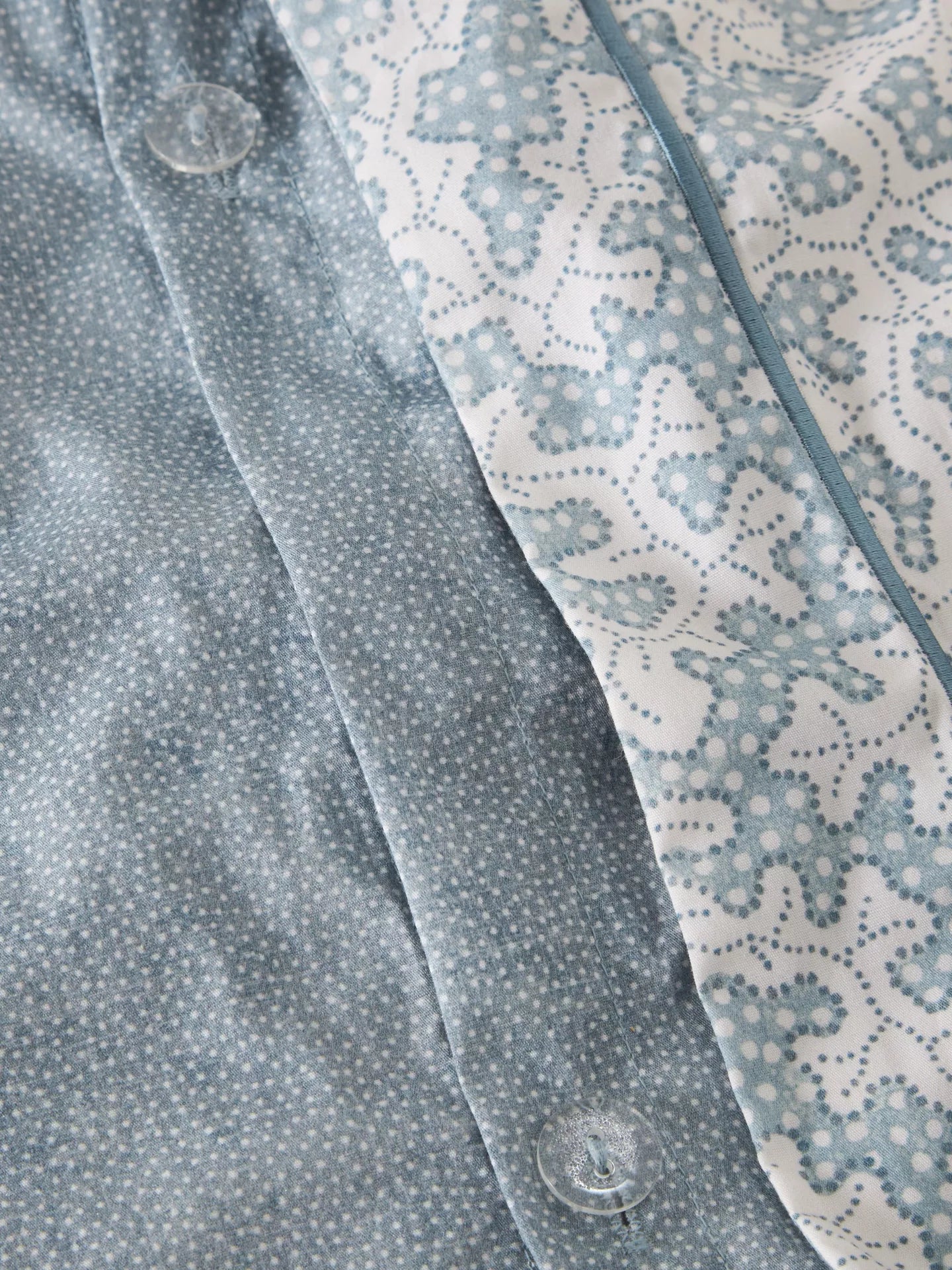 John Lewis x Sanderson Truffle Super King Duvet Cover Set, Blue