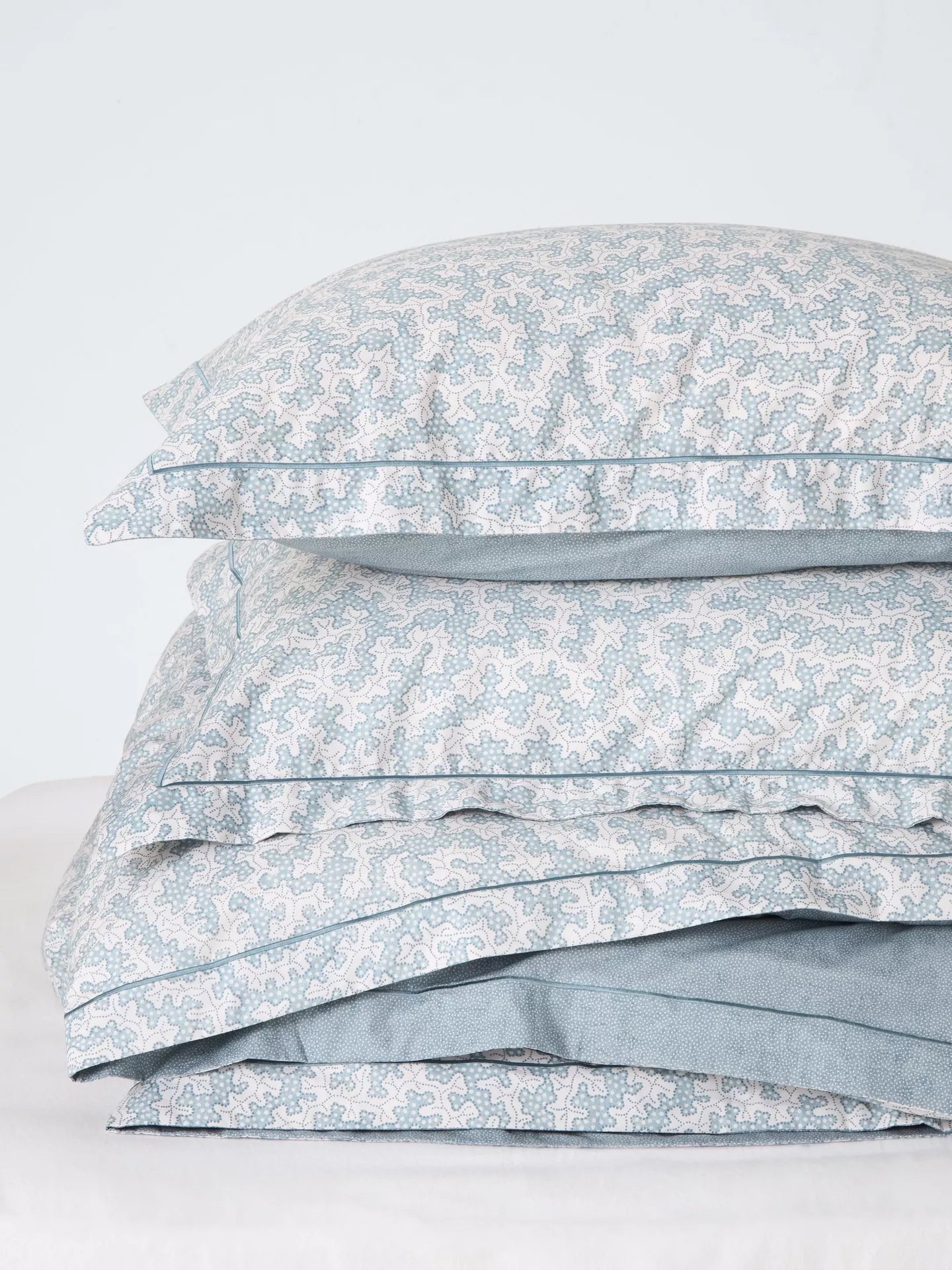 John Lewis x Sanderson Truffle Super King Duvet Cover Set, Blue