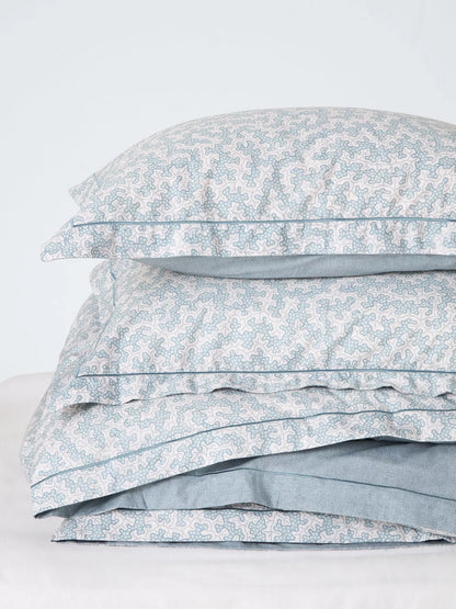 John Lewis x Sanderson Truffle Super King Duvet Cover Set, Blue