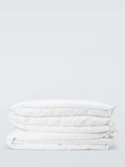 John Lewis Climate Control 3-in-1 Duvet, 13.5 Tog (4.5 + 9 Tog), White, Double, 200 x 200cm