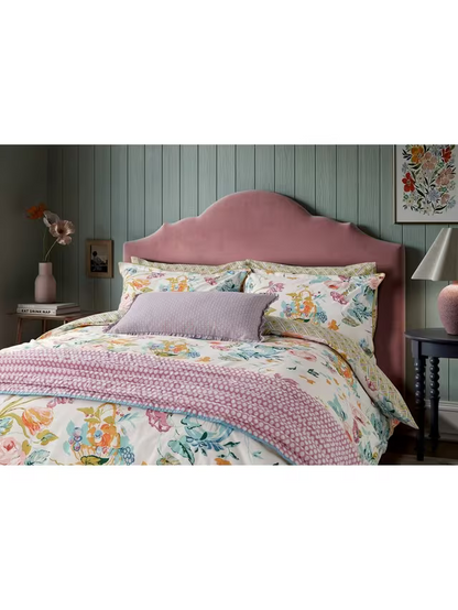 Land & Shore Bloom Super King Duvet Cover Set, Multi