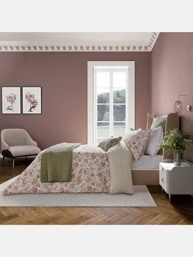 Bedeck of Belfast Nora Cotton Duvet Cover Set, Multi, King Set