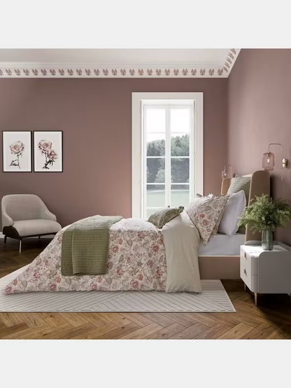 Bedeck of Belfast Nora Cotton Duvet Cover Set, Multi, King Set