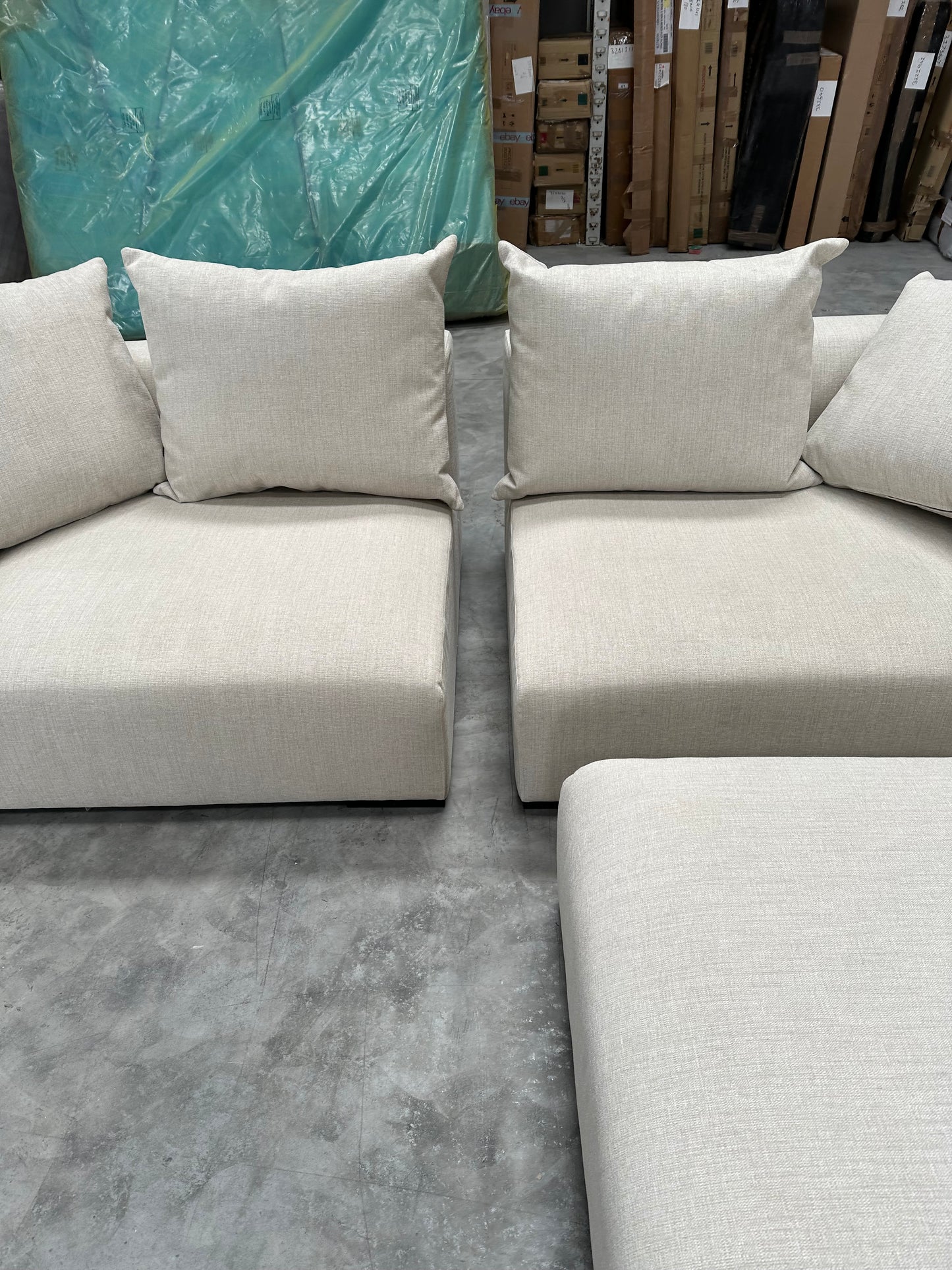 John Lewis Tokyo Medium RHF Corner Group Aquaclean Connie Natural