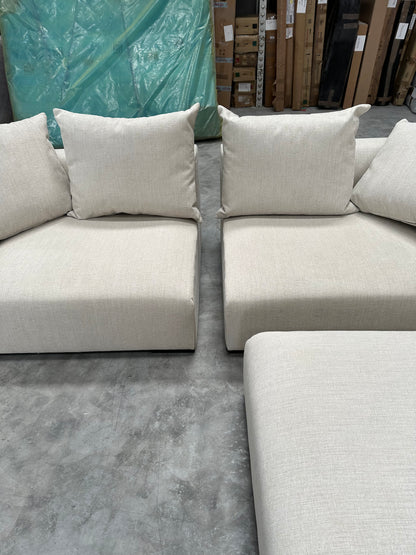 John Lewis Tokyo Medium RHF Corner Group Aquaclean Connie Natural