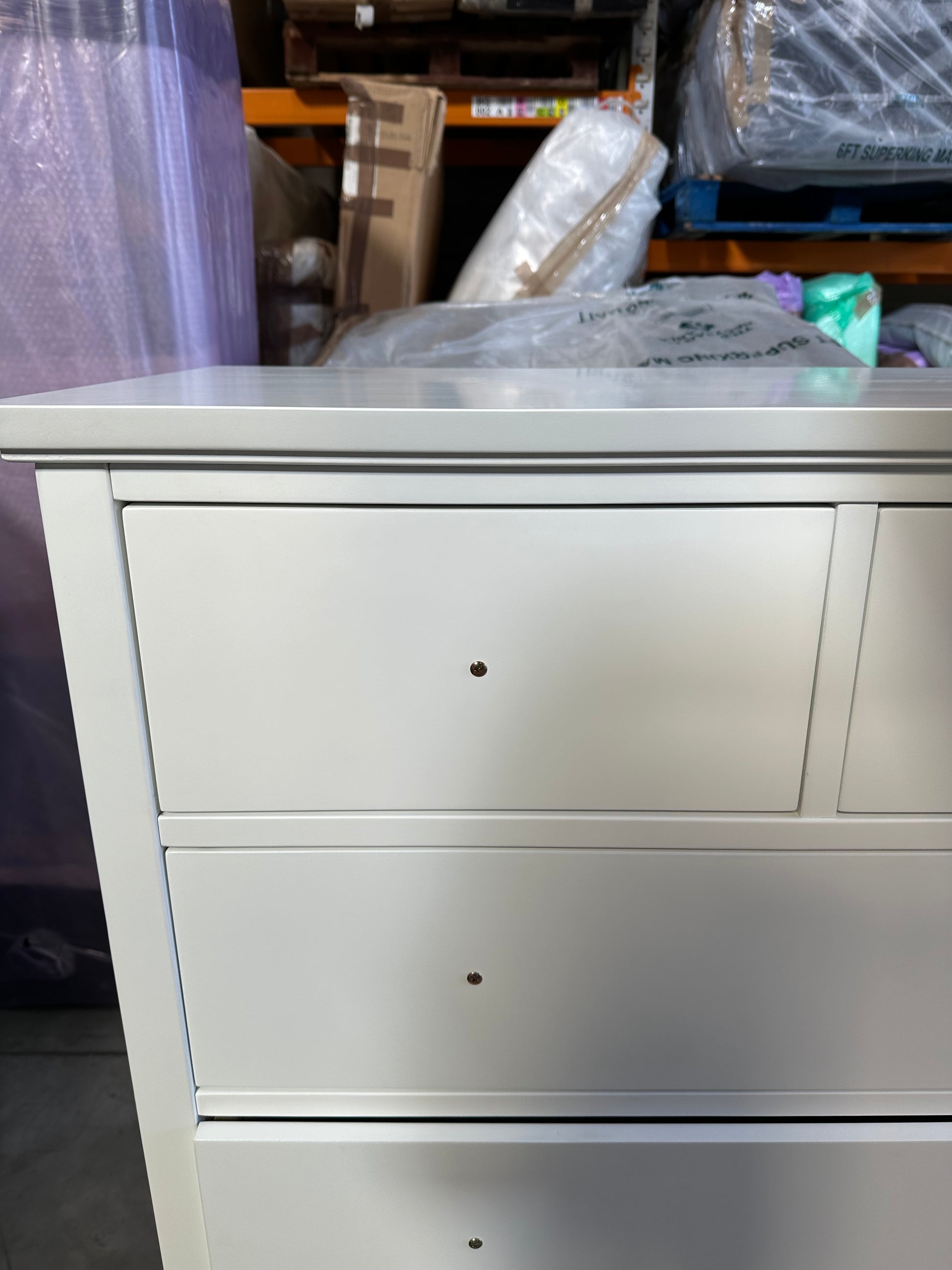 John Lewis ANYDAY Wilton 6 Drawer Chest White Storage