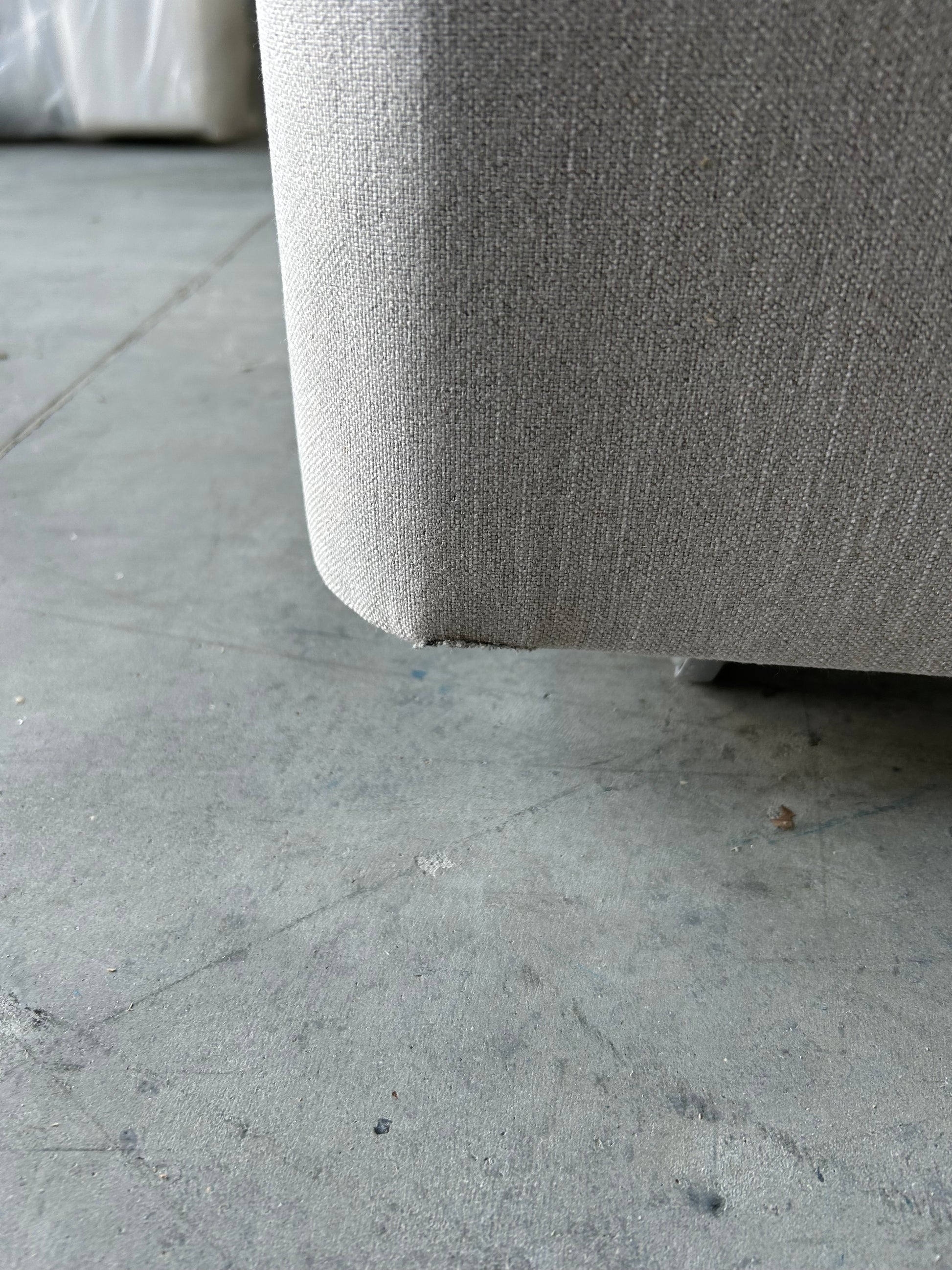 John Lewis Pocket Sprung Divan Base Double Cotton Effect Beige