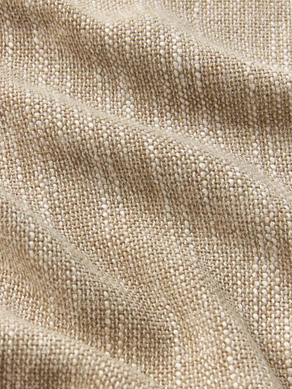John Lewis Brushed Viscose Blend Pair Blackout Lined Pencil Pleat Curtains, Natural, W167 x Drop 228cm