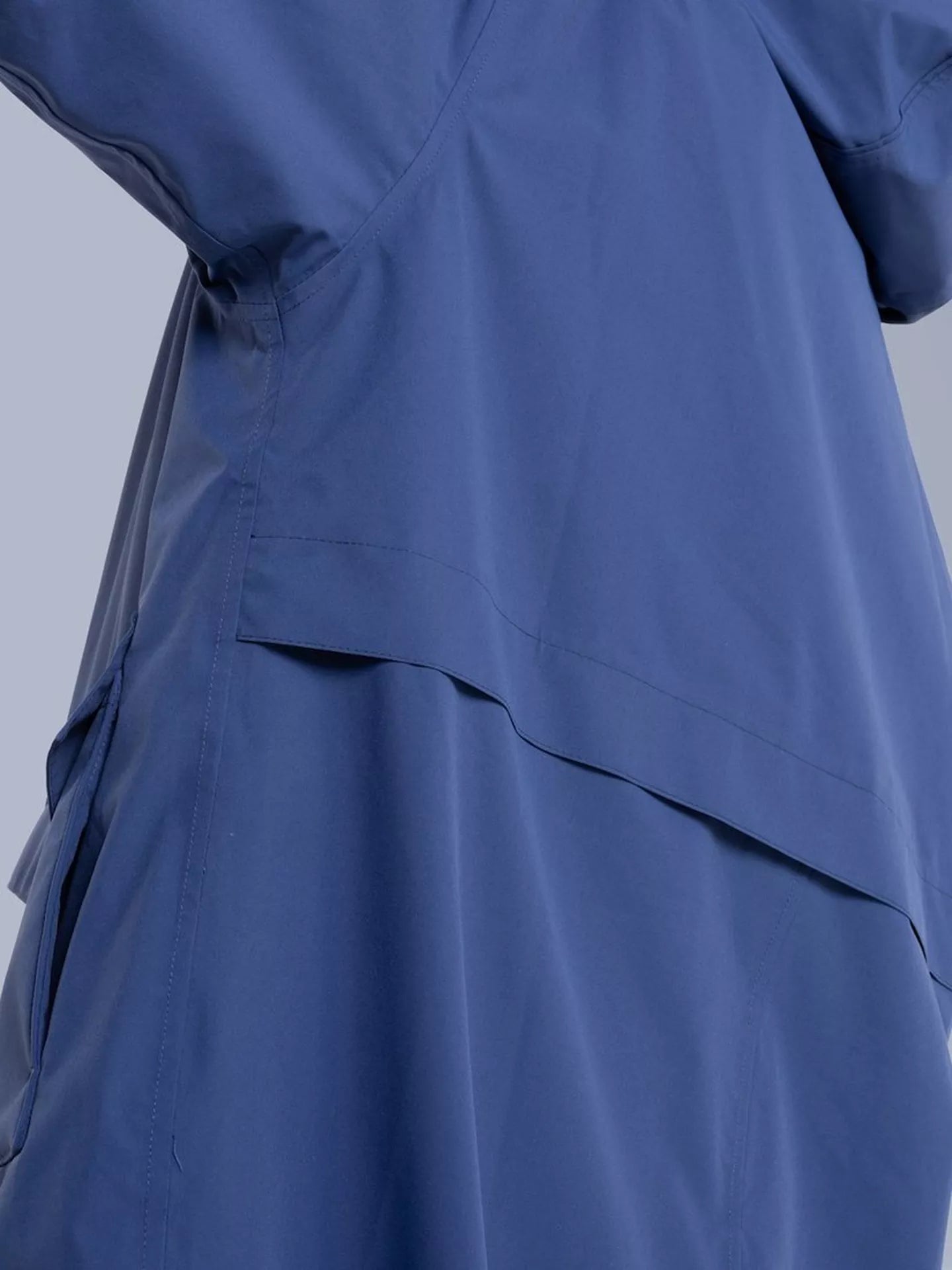 Red Unisex EVO Pro Slimline Waterproof Changing Robe Parka Jacket, Admiral Blue Medium