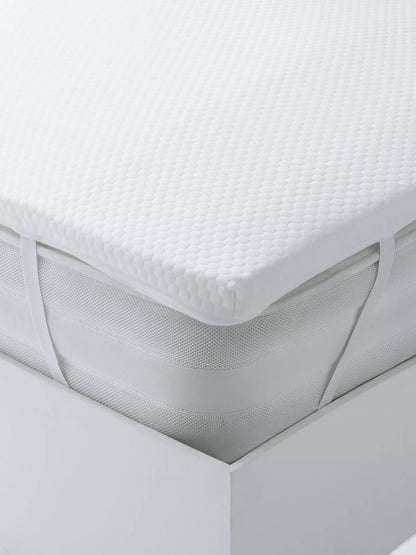 John Lewis Specialist Support 5-Zone Aurora® Foam Mattress Topper, White, Super King