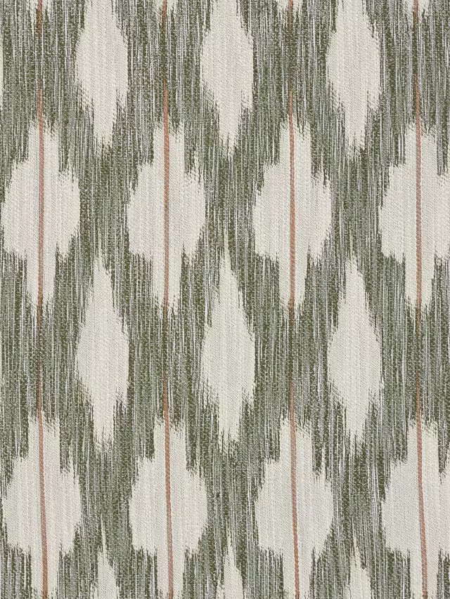John Lewis Alta Weave Pair Lined Pencil Pleat Curtains, Avocado, W228 x Drop 182cm