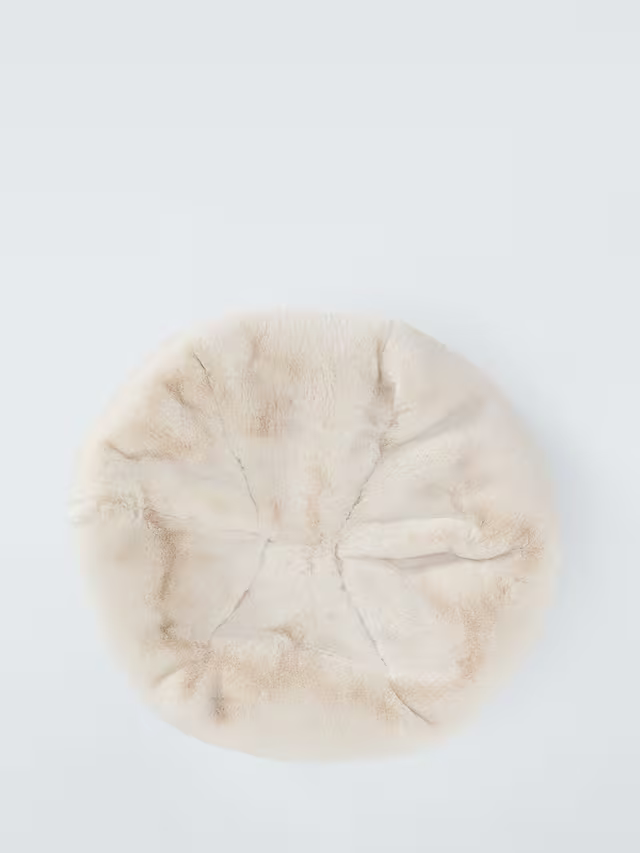 John Lewis Faux Fur Beanbag, Natural, John Lewis Faux Fur Beanbag, NaturalLIST OPEN BOX