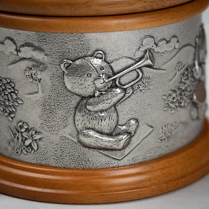 Royal Selangor Teddy Bears Picnic Pewter Music Box