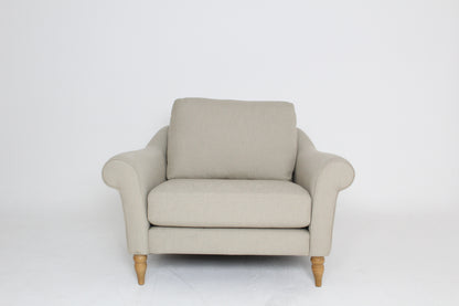 John Lewis Camber Armchair in Chunky Chenille Natural