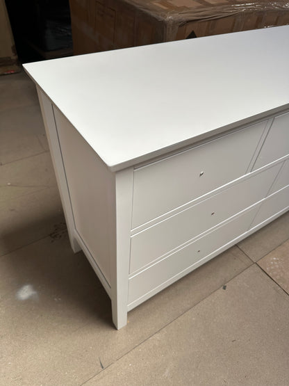 John Lewis Chest of Drawer White Wilton 7 Drawer