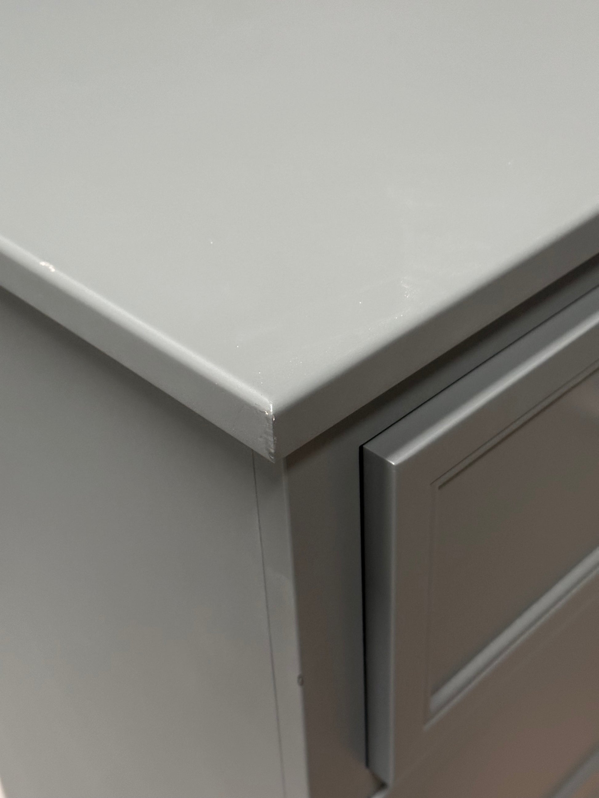 John Lewis St Ives 7 Drawer Chest white 3+4 Green