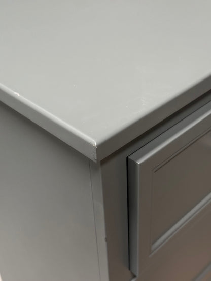 John Lewis St Ives 7 Drawer Chest white 3+4 Green
